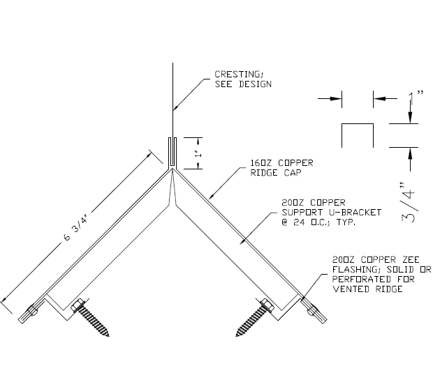 Medium Cresting Ridge Cap