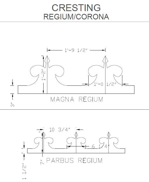 Regium-Cresting-Detail