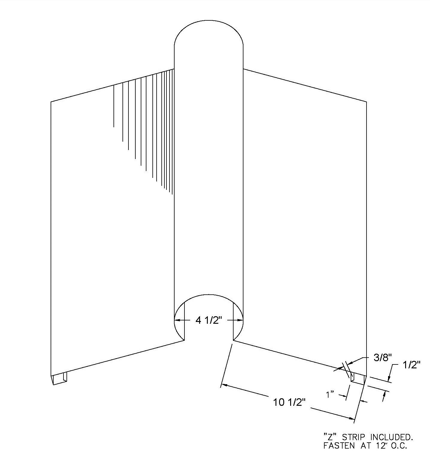 Vented Ridge Roll