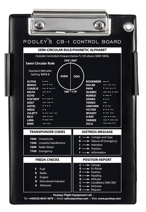 CB-1 Pooley's Control Board