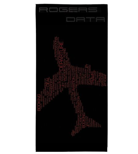 Rogers Data Beachtowel AEROPLANE